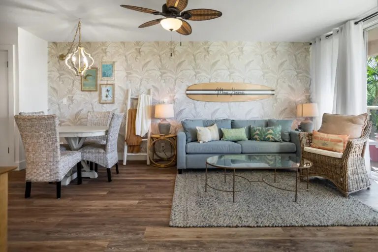 Comfortable interior of a professionally managed Kihei vacation rental